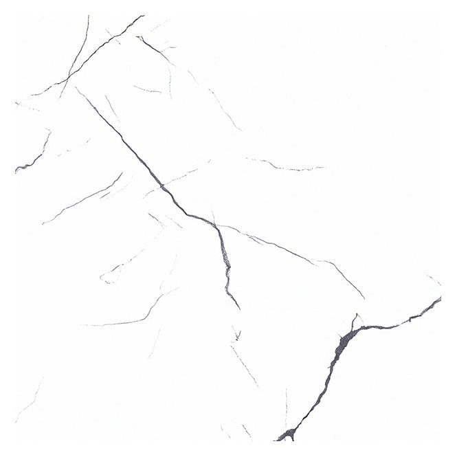 Marble White 45cm x 45cm Wall & Floor Tile