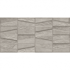 Materika Decor Grey 31.6cm x 63.5cm Wall Tile