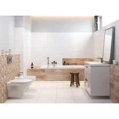 Matt White 20cm x 60cm Wall Tile
