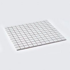 Matt White Small Square 30cm x 30cm (2.3cm x 2.3cm) Toto Mosaic Tile