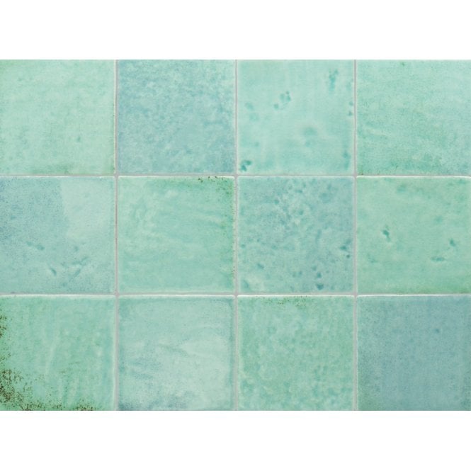 Menorca Aqua 10cm x 10cm Wall Tile