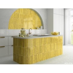 Menorca Lime 6.5cm x 32.8cm Wall Tile