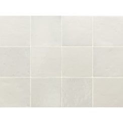 Menorca White 10cm x 10cm Wall Tile