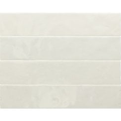 Menorca White 6.5cm x 32.8cm Wall Tile