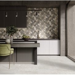 Merano White 60cm x 120cm Wall and Floor Tile