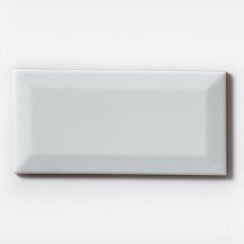 Metro Bevelled Gloss White 7.5cm x 15cm Wall Tile