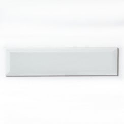 Metro Bevelled Gloss White 7.5cm x 30cm Wall Tile