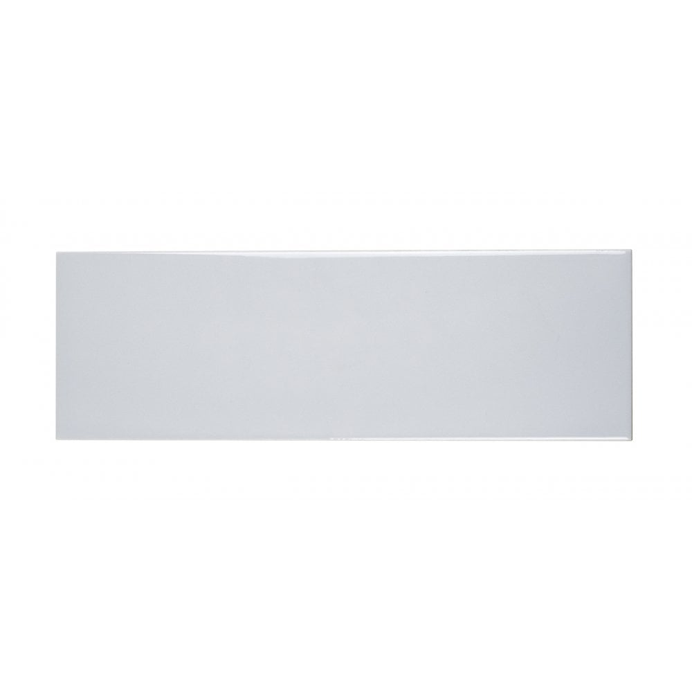 Metro Brick Flat Gloss Cloud Grey 10cm x 30cm Wall Tile