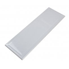 Metro Brick Gloss Cloud Grey 10cm x 30cm Wall Tile