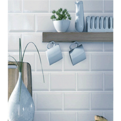 Metro Brick Gloss Grey 10cm x 20cm Wall Tile
