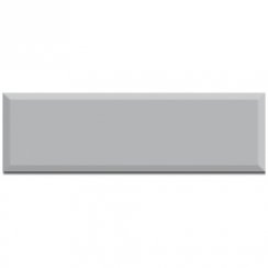 Metro Brick Gloss Light Grey 10cm x 30cm Wall Tile