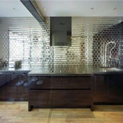 Metro Brick Mirror 5mm 10cm x 30cm Wall Tile