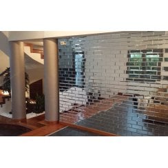 Metro Brick Mirror 5mm 7.5cm x 30cm Wall Tile
