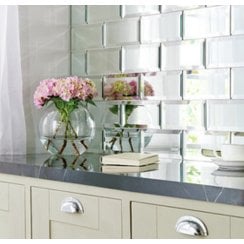 Metro Brick Mirror 7.5cm x 20cm Wall Tile