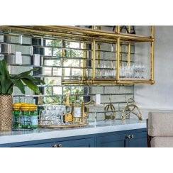 Metro Brick Mirror 8mm 10cm x 30cm Wall Tile