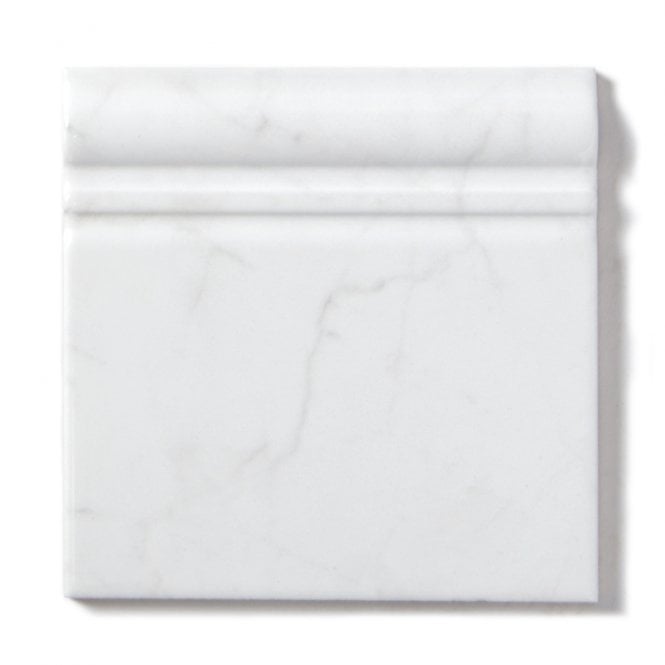 Metro Carrara Skirting (15cm x 15cm) Wall Tile