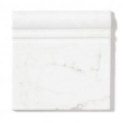 Metro Carrara Skirting Matt (15cm x 15cm) Wall Tile