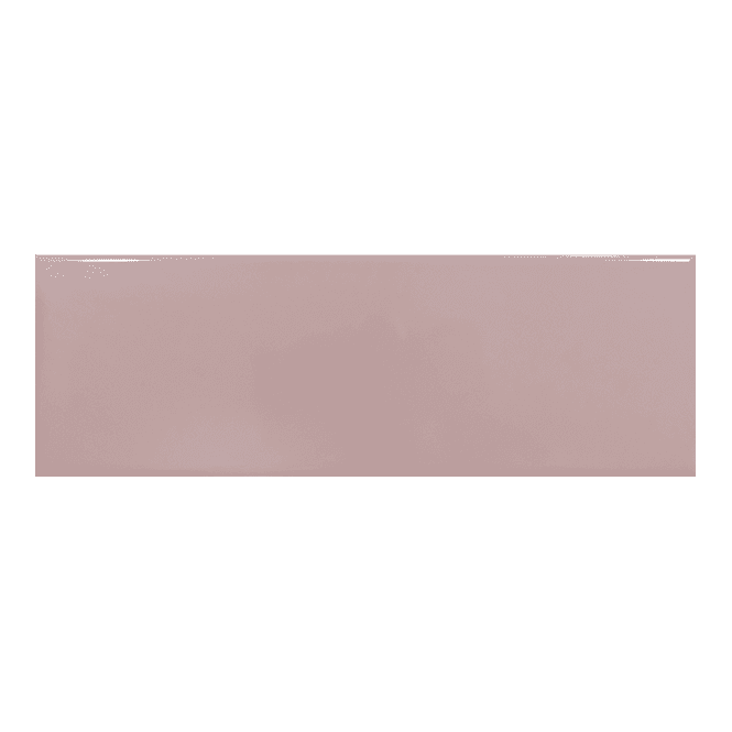 Metro Flat Gloss Rosa 10cm x 30cm Wall Tile