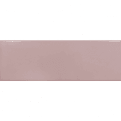 Metro Flat Gloss Rosa 10cm x 30cm Wall Tile