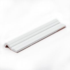 Metro Matt White Dado Border 5cm x 20cm Wall Tile