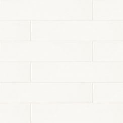 Microline White Gloss 5cm x 20cm Wall Tile