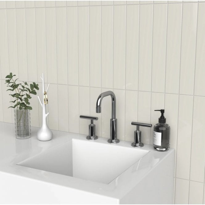Matt White Bathroom Tiles - White Bathroom Wall & Floor Tile