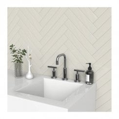 Mikado Blanco Mate 5cm x 50cm Wall Tile