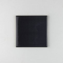 Millefeoria Black 10cm x 10cm Wall Tile