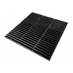 Mini Kit Kat Black 30.8cm x 28.2cm Mosaic Tile