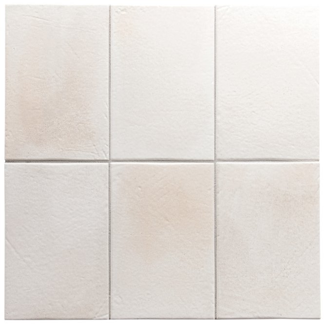 Miyako Chalk White 10cm x 15cm Wall and Floor Tile