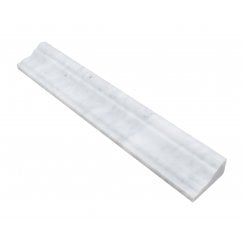 Moldura Carrara Marble White 5cm x 30.5cm Border Tile