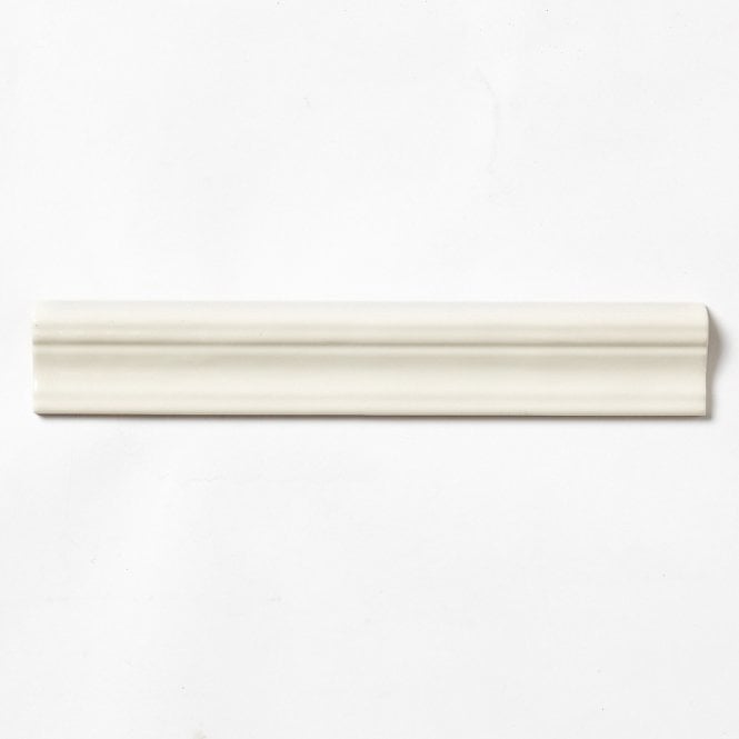 Moldura Colonial Ivory Brillo 5cm x 30cm Wall Tile