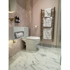 Mont Blanc Matt Marble Effect Rectified Wall & Floor Tile 60cm x 60cm