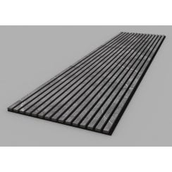 Moonstone Grey Acoustic Wood Panel 240cm x 60cm x 21mm