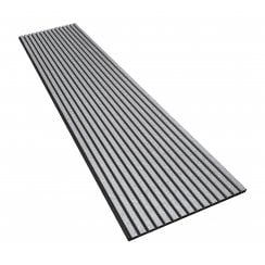 Moonstone Grey Acoustic Wood Panel 240cm x 60cm x 21mm