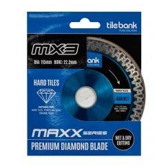 MX3 Wet and Dry Diamond Blade 115mm x 22mm
