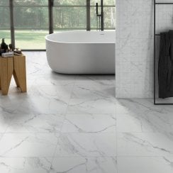 Naos Blanco Matt 80cm x 80cm Porcelain Floor Tile