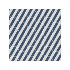 Naples Hexagon Blue 22.8cm x 19.8cm Wall & Floor Tile