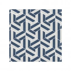 Naples Hexagon Blue 22.8cm x 19.8cm Wall & Floor Tile