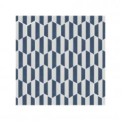 Naples Hexagon Blue 22.8cm x 19.8cm Wall & Floor Tile