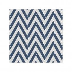Naples Hexagon Blue 22.8cm x 19.8cm Wall & Floor Tile