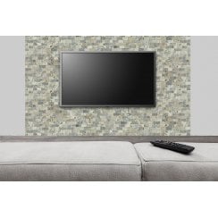 Native Stone Travertine Silver/Cream Mix Splitface 10cm x 36cm Wall Tile