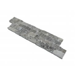 Native Stone Travertine Silver Splitface 10cm x 36cm Wall Tile