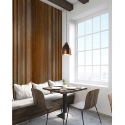 Natural Teak Acoustic Wood Panel 240cm x 60cm x 21mm