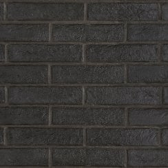 New York Brick Black 6cm x 25cm Wall & Floor Tile (Per Box)