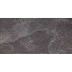 Noir Stone Effect Grey 29.7cm x 59.8cm Wall & Floor Tile