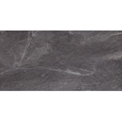 Noir Stone Effect Grey 29.7cm x 59.8cm Wall & Floor Tile