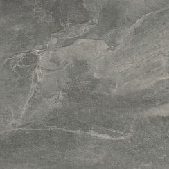 Noir Stone Effect Grey 59.8cm x 59.8cm Wall and Floor Tile