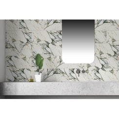 Novenna Marble 25cm x 50cm Wall Tile