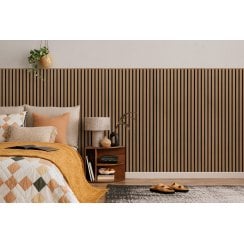 Oak Acoustic Wood Panel 120cm x 60cm x 21mm